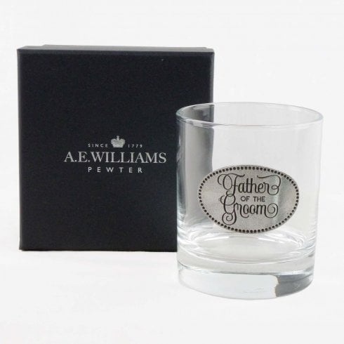A E Williams Father of the Groom Whisky Tumbler