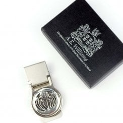Pewter Rose Money Clip