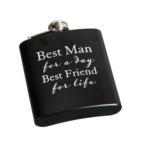 Amore Wedding Party Hip Flask - Best Man