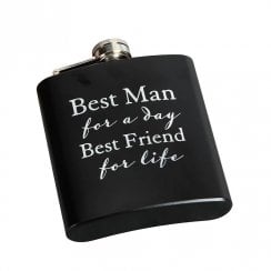 Amore Wedding Party Hip Flask - Best Man