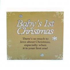 Baby's 1st Christmas Plaque