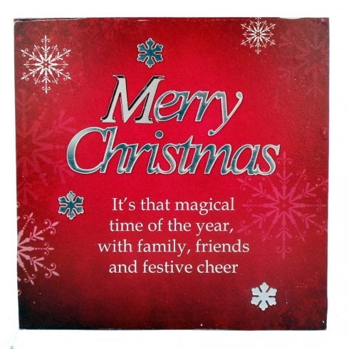 Arora Design Merry Christmas Sentiment Block Art