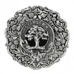 Clan Crest Plaid Brooch - Anderson