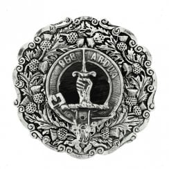 Clan Crest Plaid Brooch - MacIntyre