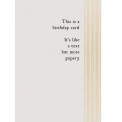 Badinage Fox & Butler Funny Birthday Card - But Papery
