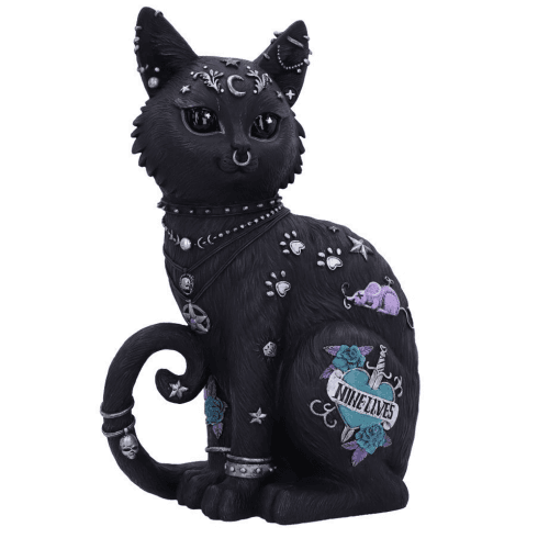 Figurine Chats Noirs Nemesis Now - Chats Sorcières Avec Chapeaux 9,8cm