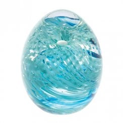 Caithness Glass Blessings Aqua Paperweight