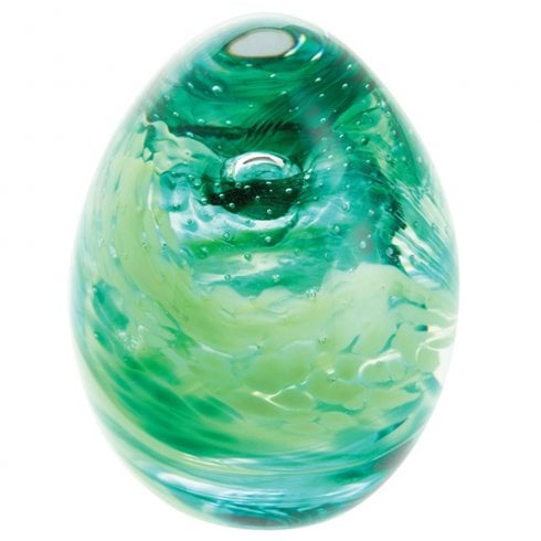 Caithness Glass Blessings Green Paperweight