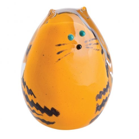 Caithness Glass Purrfect Ginger Kitten Paperweight