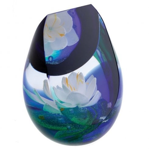 Caithness Glass Royal Botanical Garden Water Lily Paperweight - Limited Edition of 150