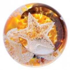 Caithness Glass Special Moments Little Star Gold Paperweight