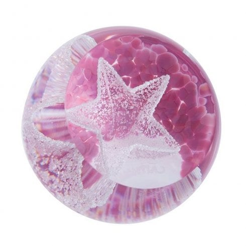 Caithness Glass Special Moments Little Star Pink Paperweight