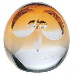 Caithness Glass Wise Owl Paperweight - Medium