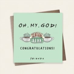 Friends TV Show OH. MY. GOD! Congratulations! Greeting Card
