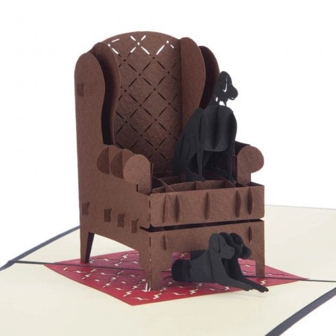 Cardology Labradors Pop Up Card