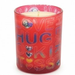 Tatty Teddy Love Hearts Glass Candle Holder