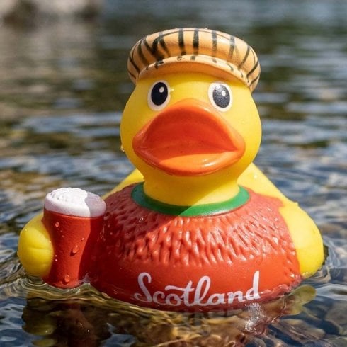COTLY Scotland 'Cheers!' Rubber Duck