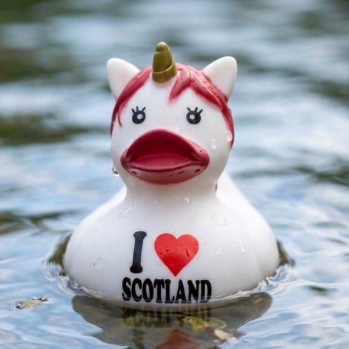 COTLY Scotland Unicorn Rubber Duck