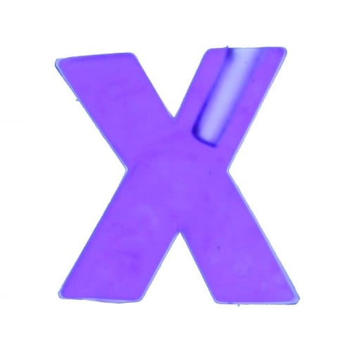 Your Name In Lights Create - Letter X