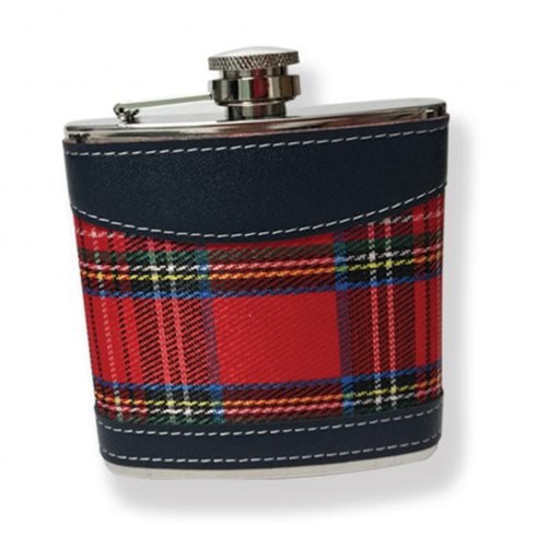 D&C Supplies Couthie Royal Stewart Hip Flask - 6oz