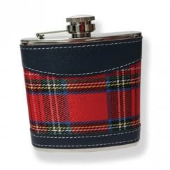 Couthie Royal Stewart Hip Flask - 6oz
