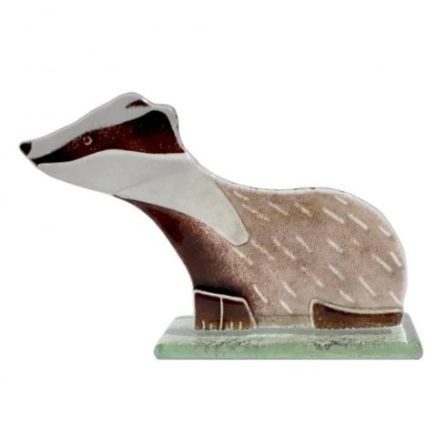 D&J Glassware Brock the Badger Ornament
