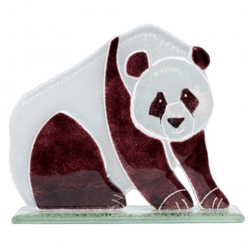 D&J Glassware Chi-Chi Glass Panda Ornament