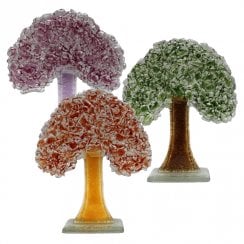 Four Seasons Fused Glass Ornament