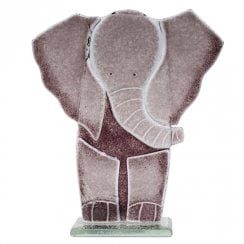 D & J Glassware Glass Ellie the Elephant Ornament