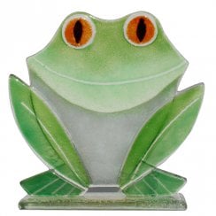 D & J Glassware Glass Froggy The Frog Ornament