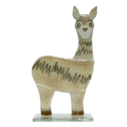 D&J Glassware Glass Karma The Llama Figurine