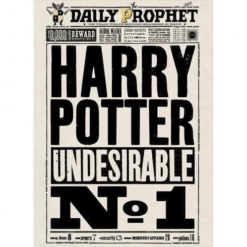 Mint Publishing Daily Prophet Undesirable No.1 Card