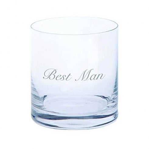 Dartington Crystal Best Man Tumbler Glass