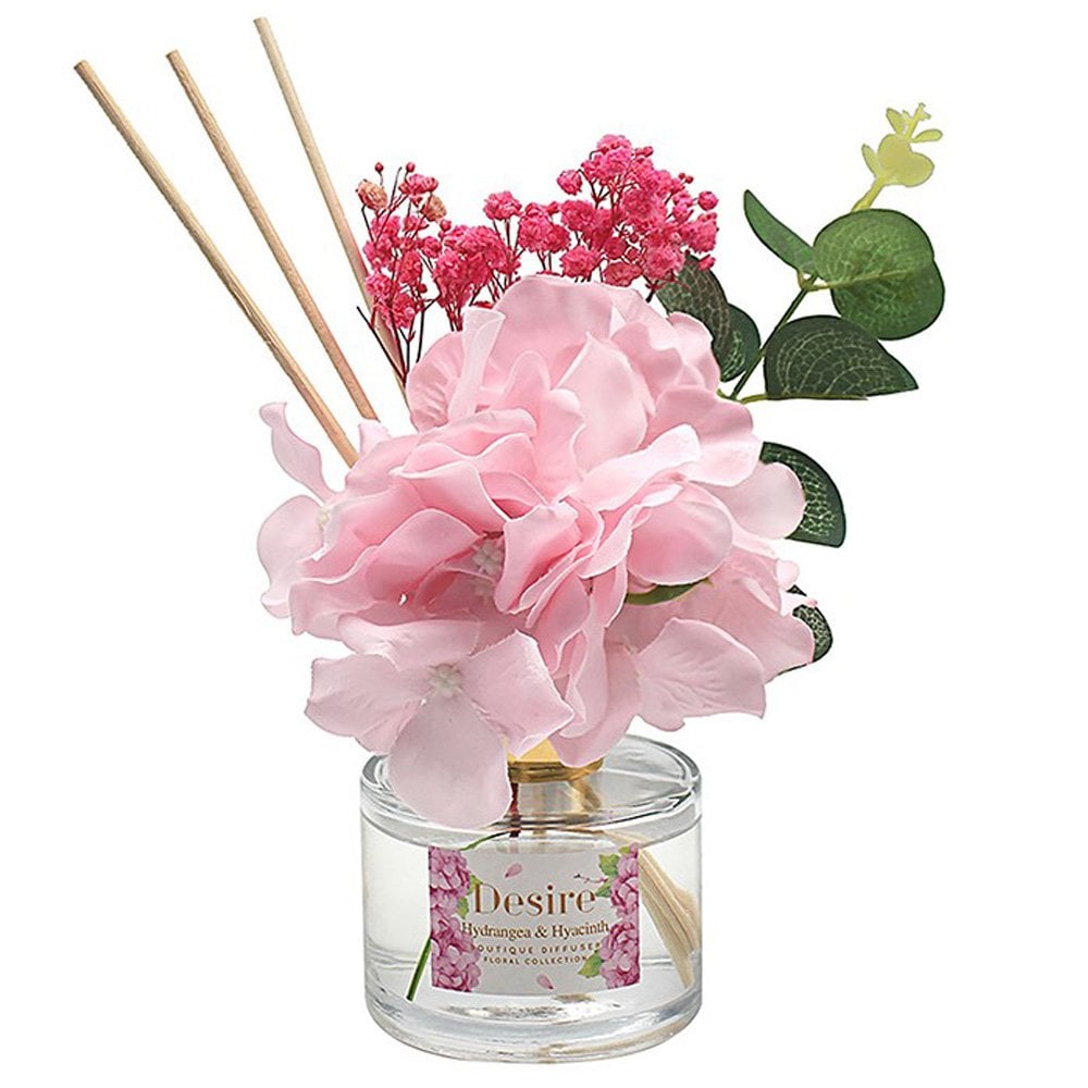 Hydrangea Diffuser Mini Desire Hydrangea & Hyacinth Reed Diffuser - Small | Boutique Diffuser