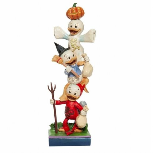 Disney Traditions Halloween Stacked Huey, Dewey and Louie Figurine