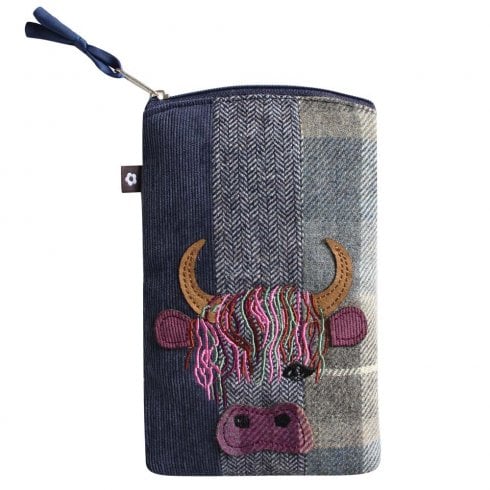 Earth Squared Tweed Applique Glasses Cases