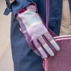 Tweed Bow Gloves