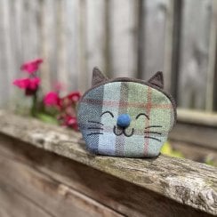 Tweed Cat Purse