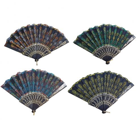 Elgate Fabric Chinese Fan - Random Design