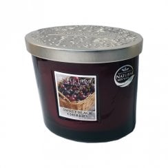 Ellipse Twin Wick Soy Wax Candle - Sweet Black Cherries 00276260205