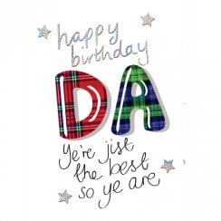 DA Scottish Birthday Card