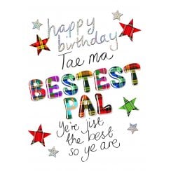 Tae Ma Bestest Pal Birthday Card