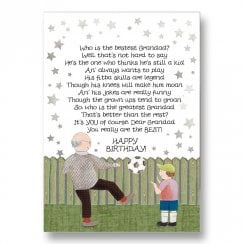 Tae the Bestest Grandad Birthday Card BD198