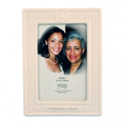 Enesco Confirmed in Christ Cream Photo Frame