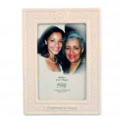 Confirmed in Christ Cream Photo Frame