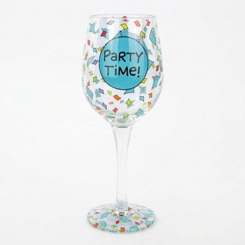 Enesco Party Time Wine Glass