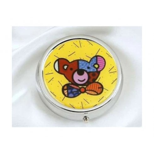 Enesco Romero Britto Pill Box 14072 - Bear Design