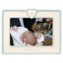 This is The Day Baptized in Christ Photo Frame - Blue