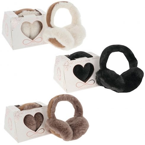 Equilibrium Faux Fur Suede Two Tone Ear Muffs