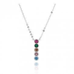Glam Rox Elegant Silver Plated Necklace